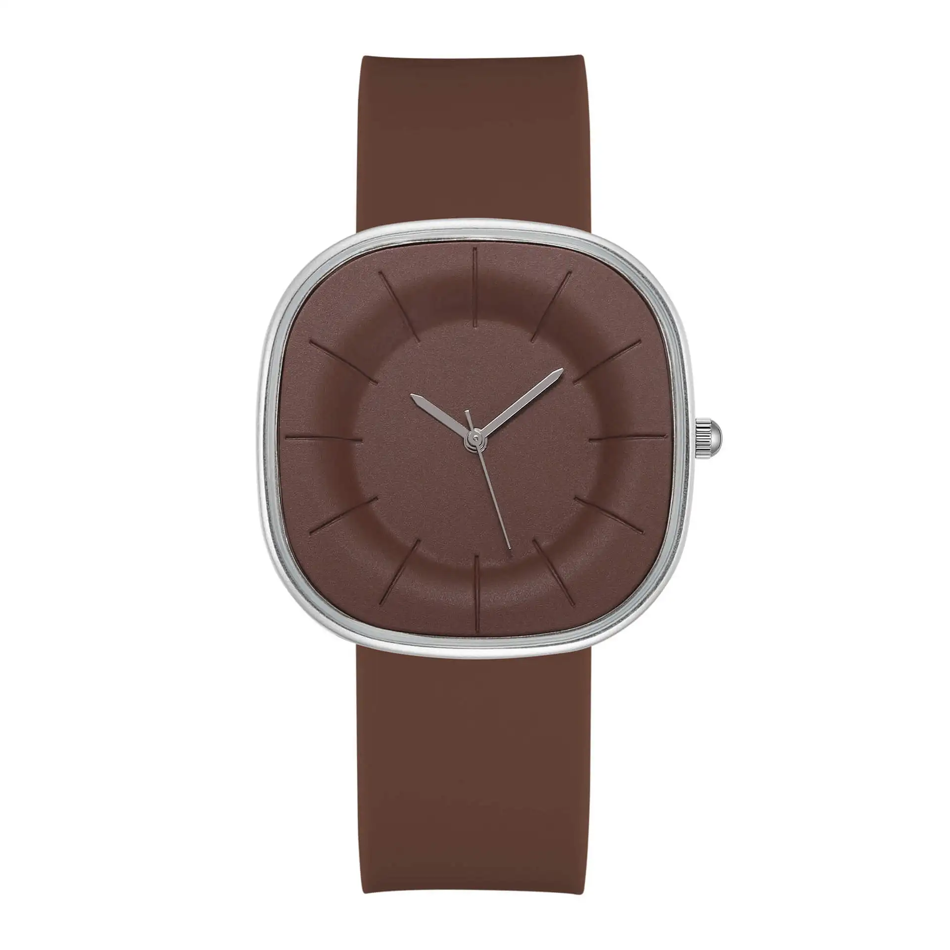 2025 Orologio da donna con cubo di zucchero di fascia alta di nicchia INS per studenti creativi di alto valore minimalista giapponese