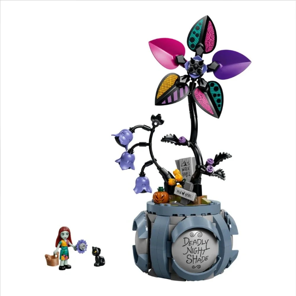 ゴシックスケルトン植木鉢ビルディングブロック-43288-diy-キャラクター植木鉢モデルキット、ハロウィンホームデコレーションレンガ大人向けギフト