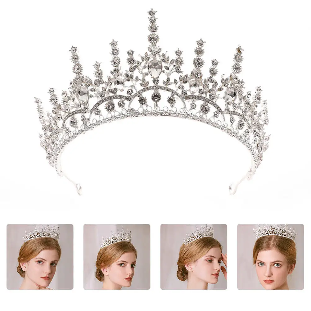 1Pcs Elegant Crown Bridal Tiara Wedding Dress Crown Stylish Hairband Luxury Women Jewelry for Bridesmaid Gift Birthday