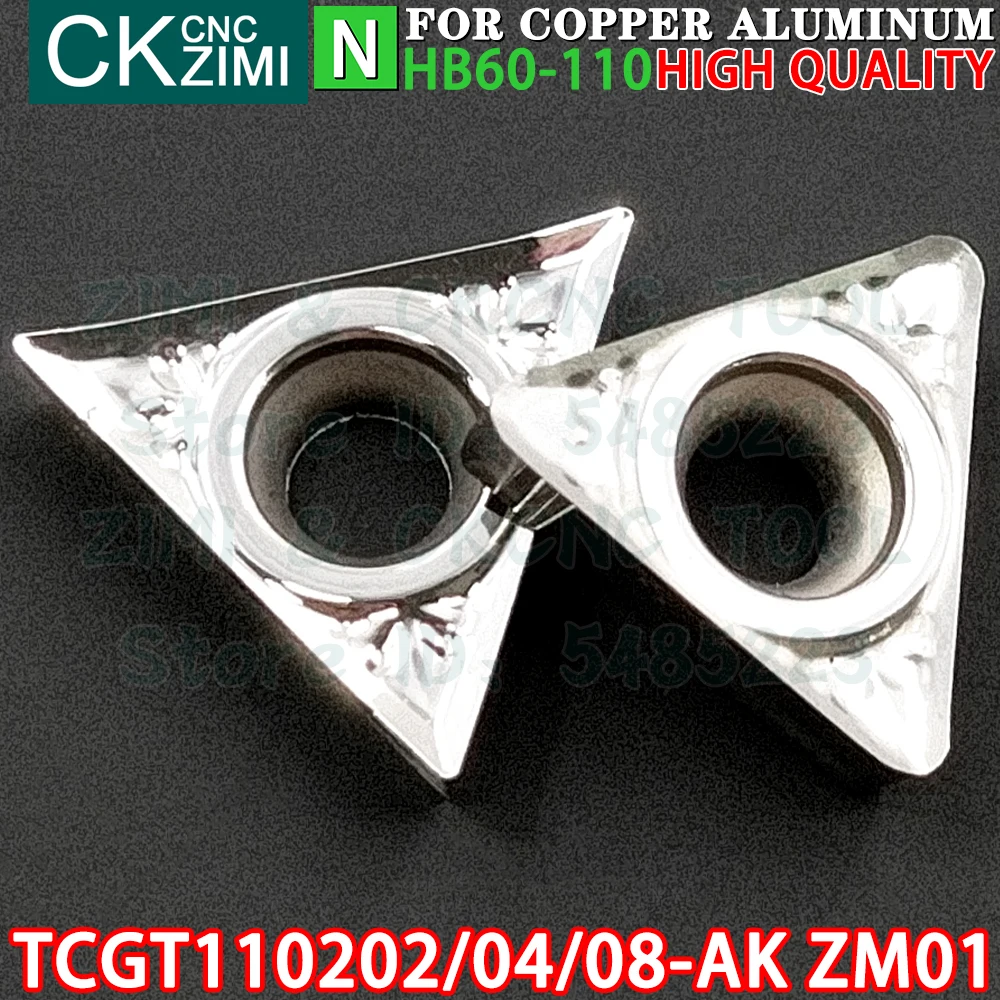 TCGT TCGT110202-AK ZM01 TCGT110204-AK ZM01 TCGT110208-AK ZM01 كربيد الألومنيوم إدراج تحول إدراج أدوات التصنيع باستخدام الحاسب الآلي الميكانيكية مخرطة معدنية أدوات القطع TCGT1102 TCGT 1102 AK