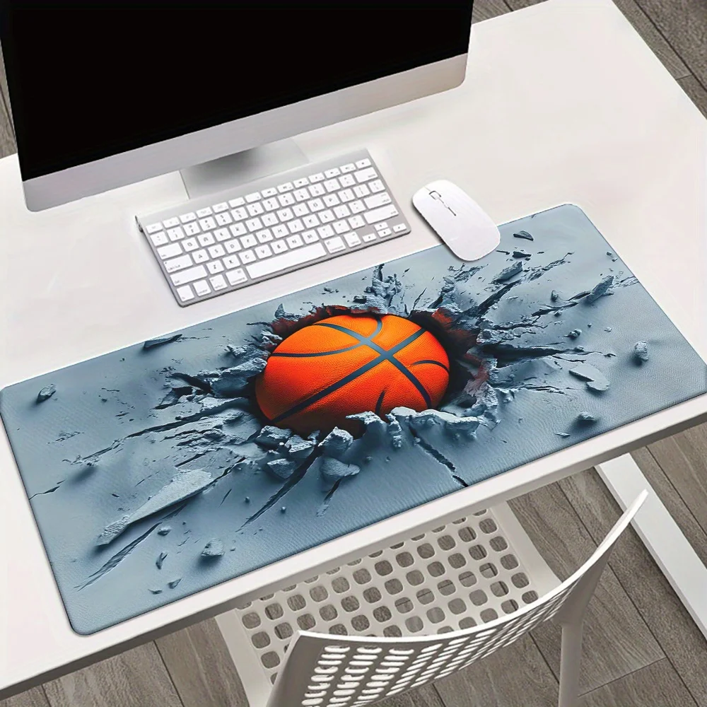 

Basketball pattern Mouse Pad Computer Office Game Table Mats XXL Rubber Anti-slip Gaming Keyboard Long Desk Pads playmat