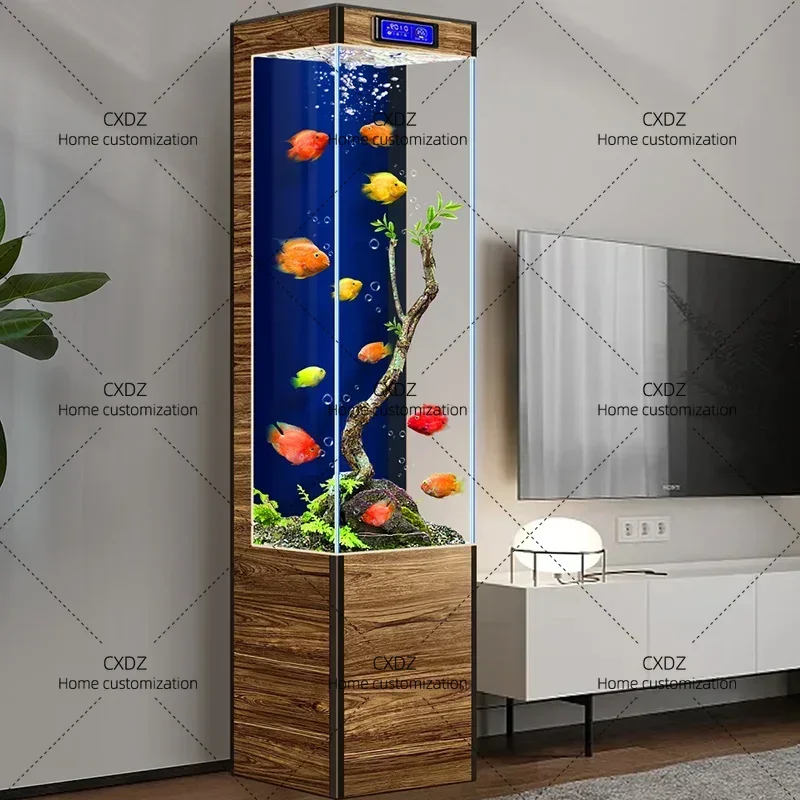 XXliving room household minimalist fish tank aquarium smart lazy water-free novice goldfish tank