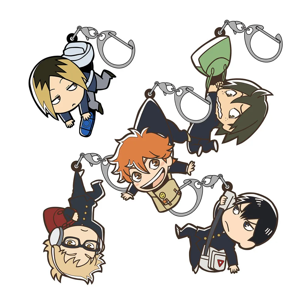 أنيمي سلسلة المفاتيح الاكريليك- Haikyuu!! قلادة شخصية كرتونية y2k، مناسبة للحقائب والمفاتيح، هدايا تنكرية، هدية مثالية للمحبي #1
