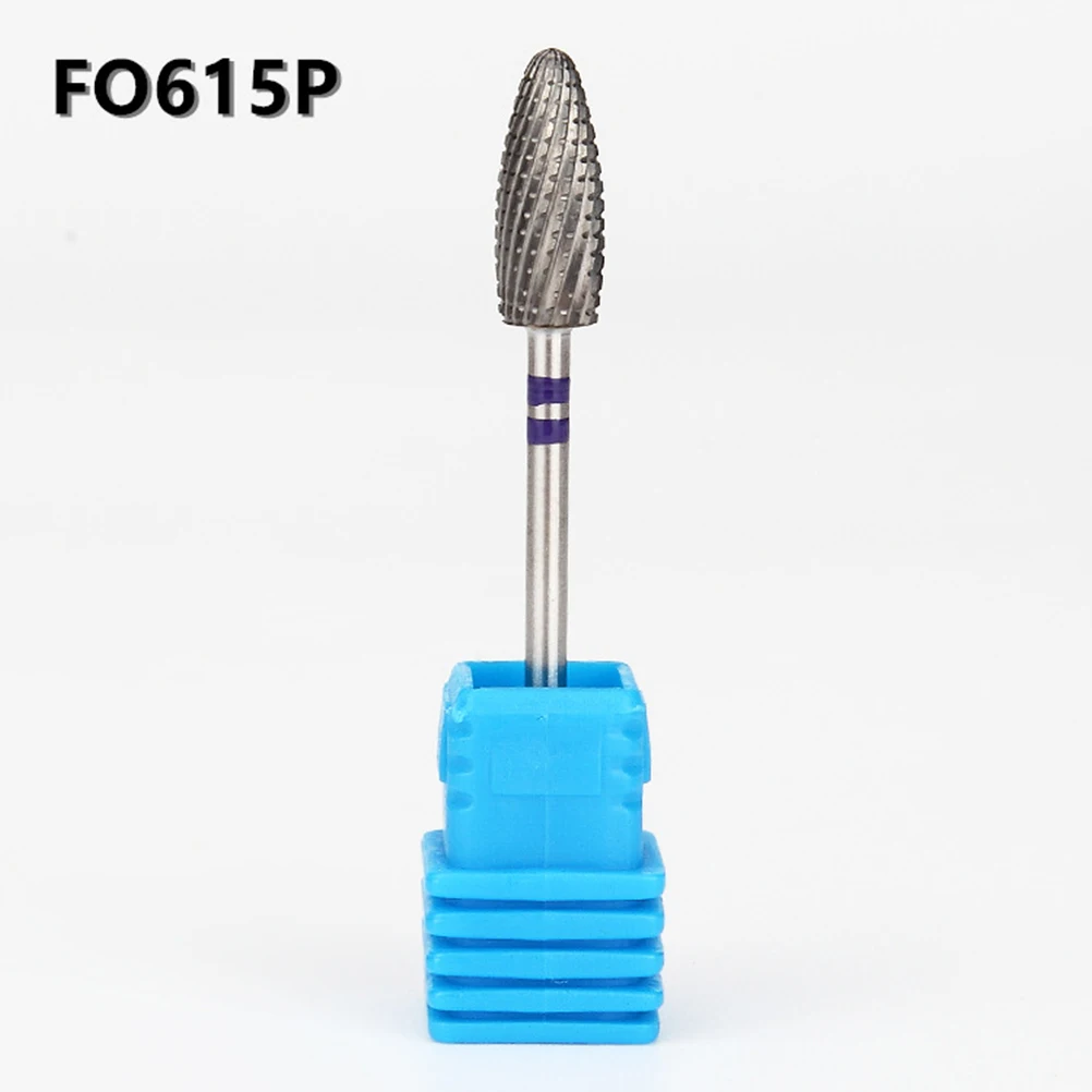 Accessoires de Nail Art foret en acier au tungstène F0615p pour le meulage de Machine ongles de vernis de conception ronde de petite taille