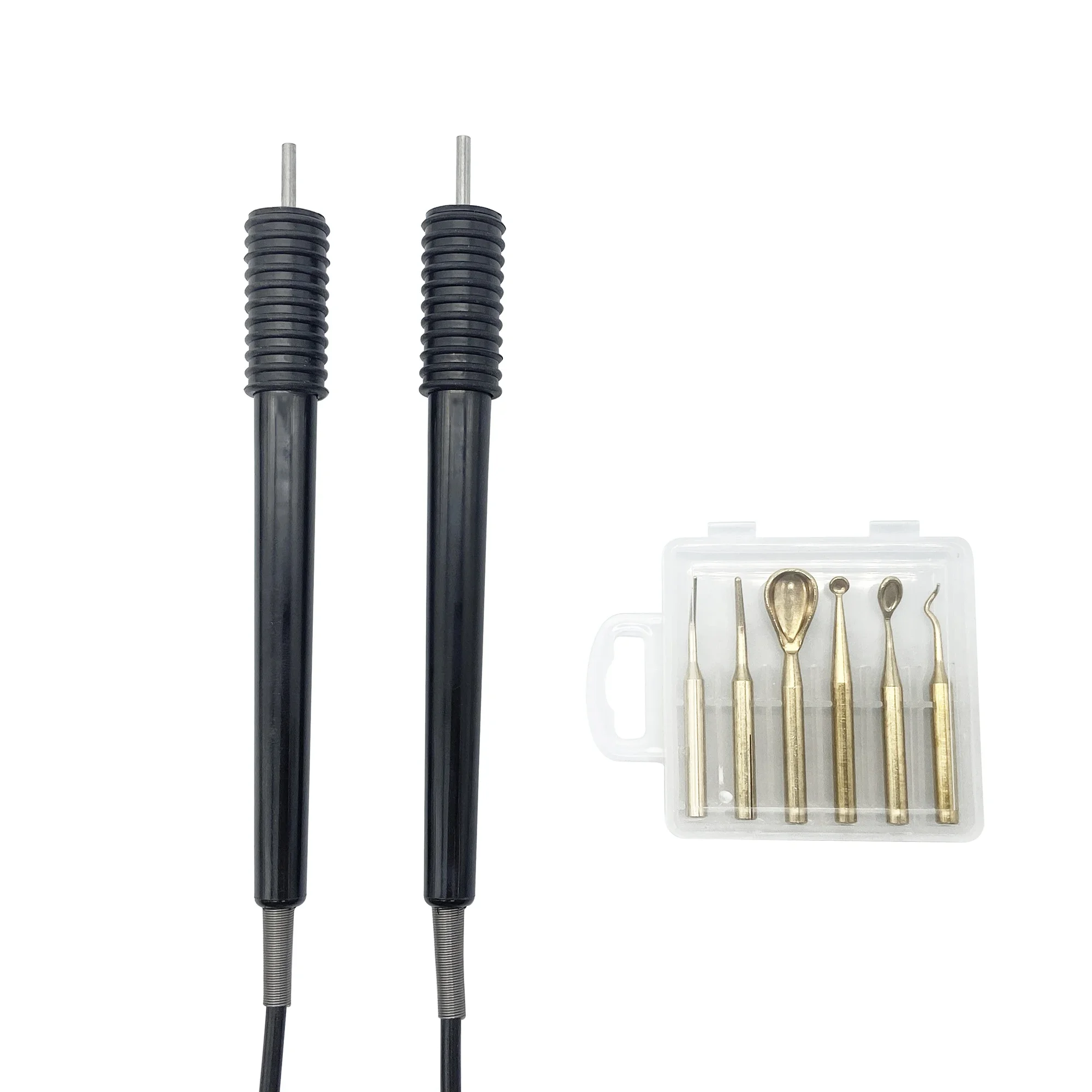 Dental Lab Electric Wax Carving Double Pen 6Pcs Carving Molding Wax Patterns Copper Waxer Knife Dentistry Equipment