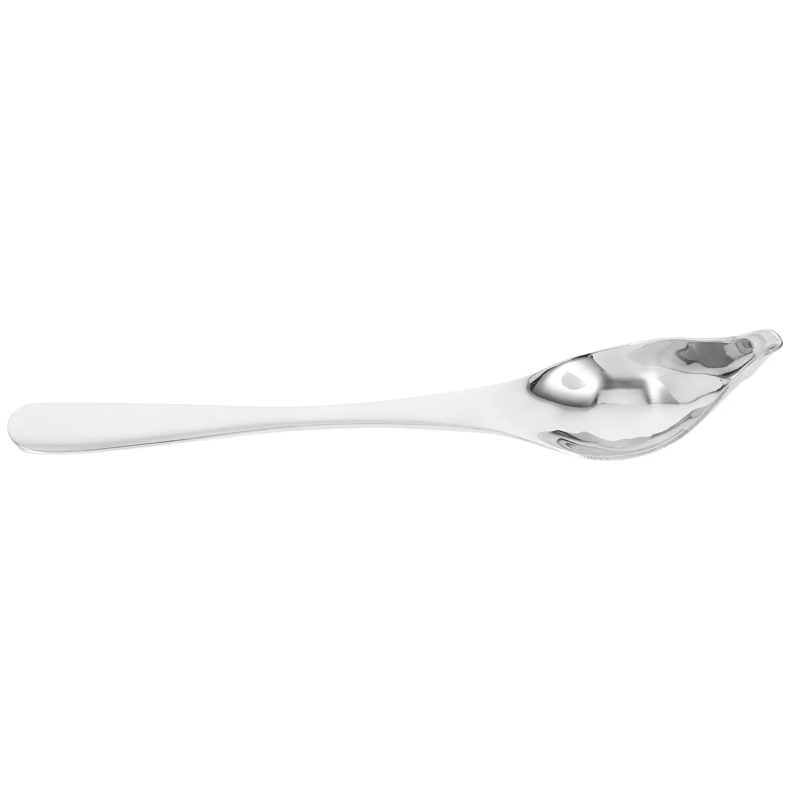 

Stainless Steel Sauce Spoon Candy Dipping Auxiliary Elegant Design Versatile Use For Dessert Salad Chocolate Lightweight Easy