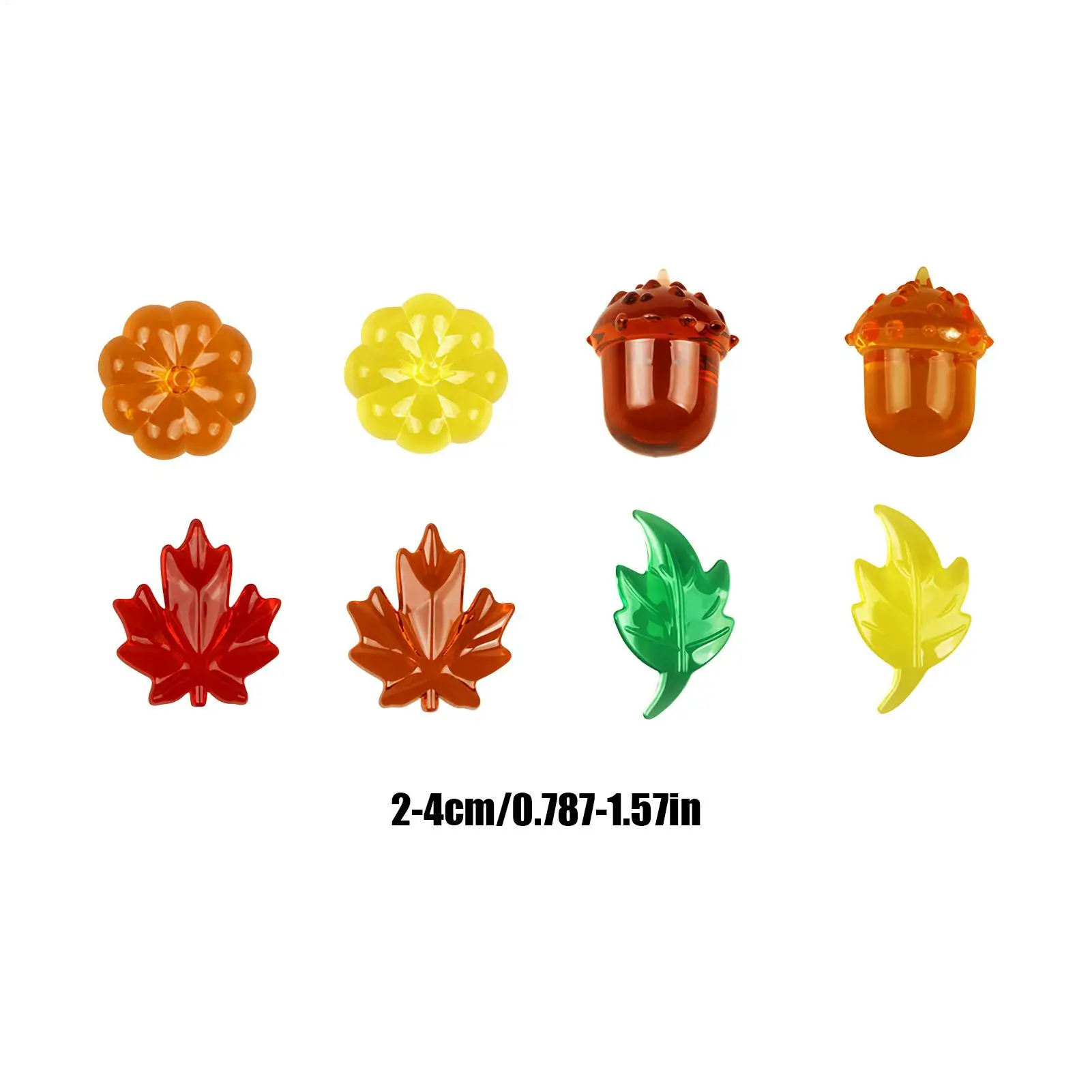 Fall Vase Filler 50 Pieces Acrylic Harvest Table Centerpieces Fall Table Scatter For Home Kitchen Counter Dining Room Mantel view 6