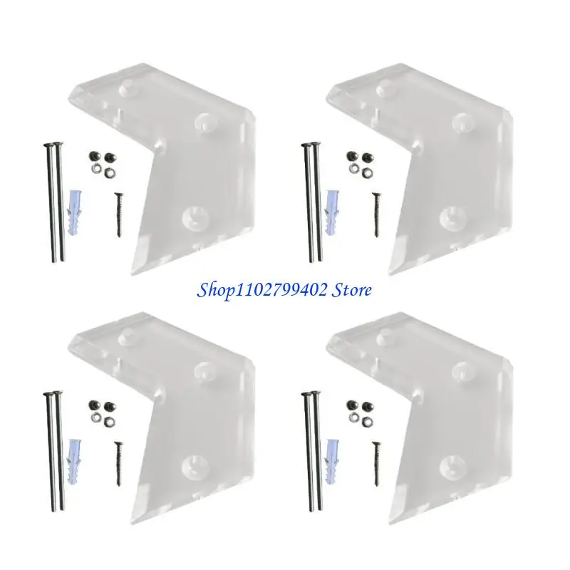 547F Skateboards Wall Rack Floating Acrylic Mount Wall Hanger Rack for Deck Exhibition