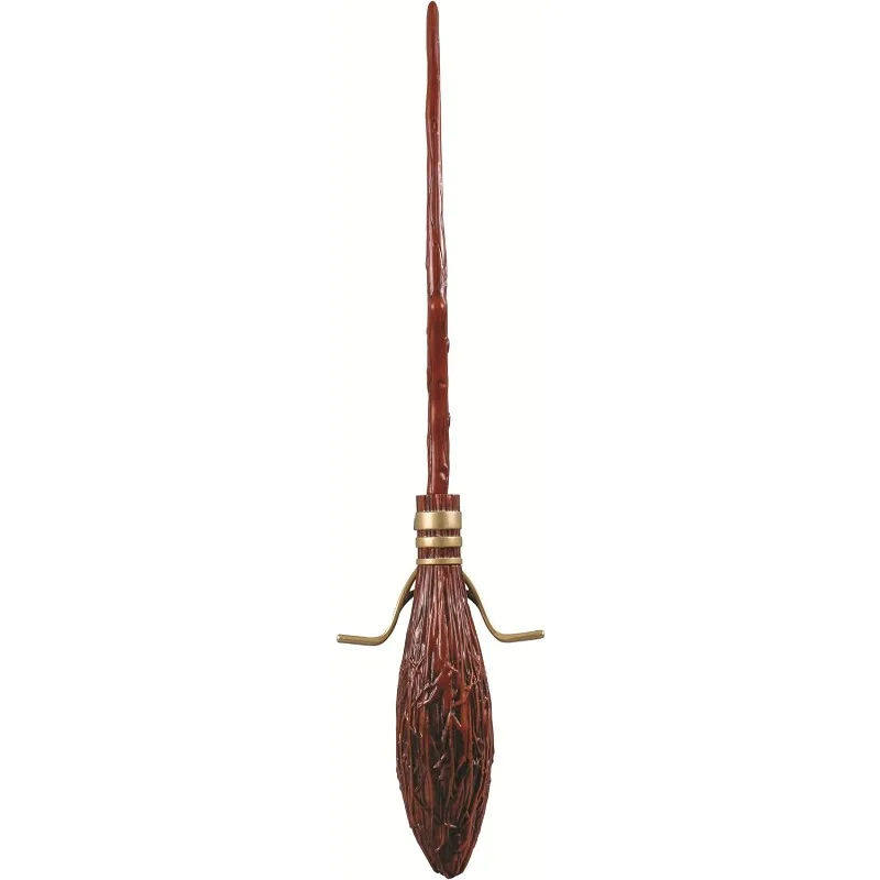 Nimbus 2000 Quidditch ไม้กวาดใช้ได้ทุกเพศขนาดจริงเครื่องประดับแต่งกายสีน้ำตาลยาว36นิ้วใหม่