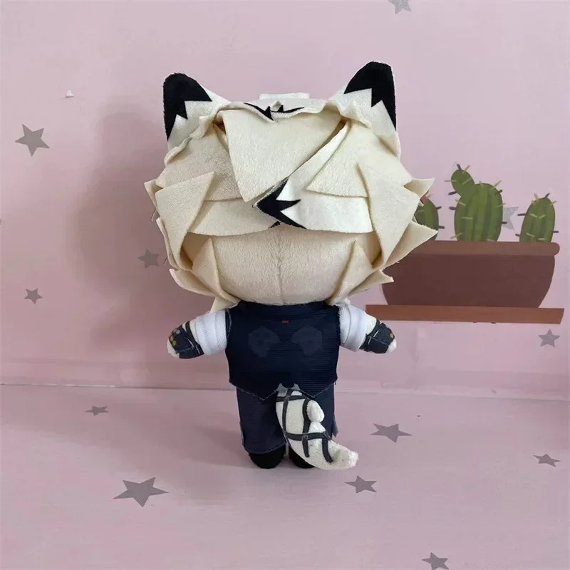 20CM Game Peripheral Zenless Zone Zero Von Lycaon Plush Doll Stuffed Toy Cosplay Plushie Anime Pillow