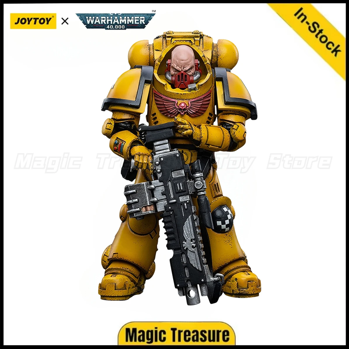 

【In Stock】 JOYTOY 1/18 Action Figure Warhammer 40K Imperial Fists Heavy Intercessors Rogfried Pertanal Model Toy Gifts