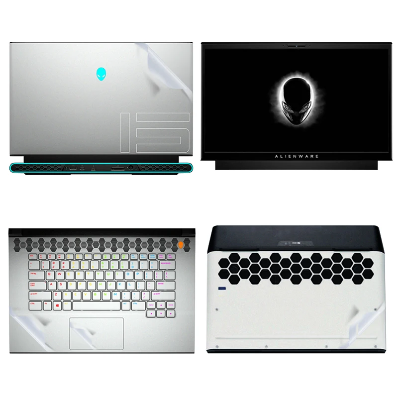 Leather Skin Laptop Stickers for Alienware X14 X15 X16 X17 R1 R2 M15 R2 R3 R4 R5 R6 R7 Area51M M17 M18 R1 M11X M14X