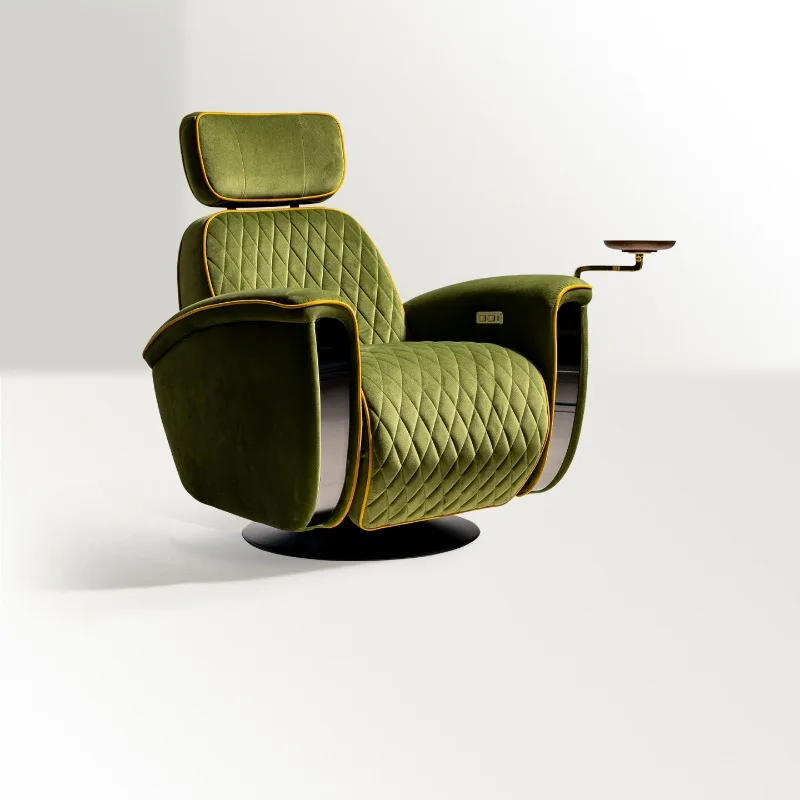 

Электрический диван-кресло для гостиной, итальянский свет, роскошный многофункциональный одиночный дом, вращающийся, откидывающийся, для отдыха