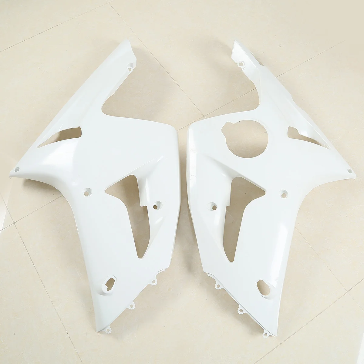 Motorcycle Unpainted Injection Cowl Bodywork Fairing Kit For KAWASAKI ZX6R 636 2003 2004