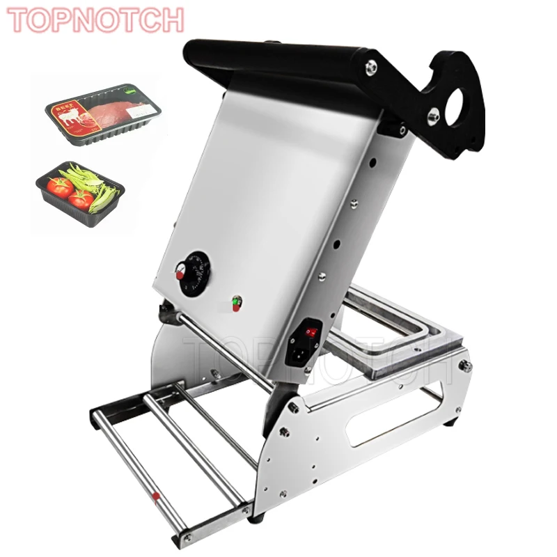 

Упаковочная машина для лотков, упаковочная машина для ланч-боксов, пластиковый контейнер для пищевых продуктов, упаковочная машина для еды, 220 В