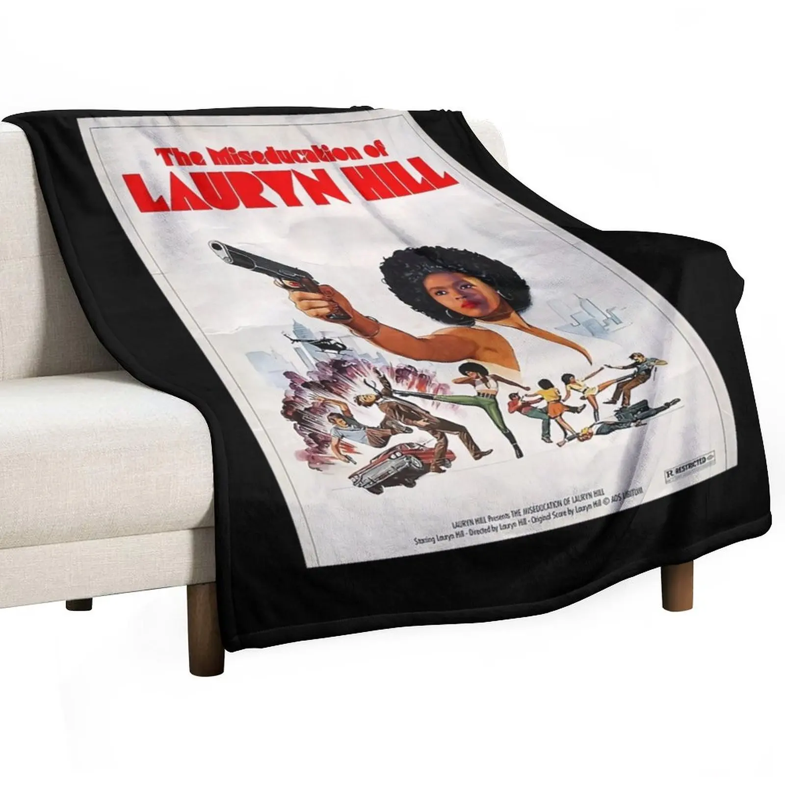 Lauryn Hill Miseducated Throw Blanket Moving Cute Sofas Bed Fashionable Blankets