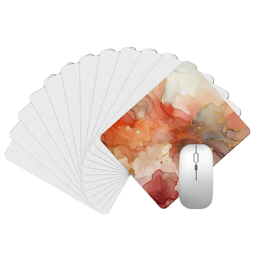 8pcs Sublimation Mouse Pad Blank Mousepad For Sublimation Transfer Heat Press Printing Crafts Non Slip