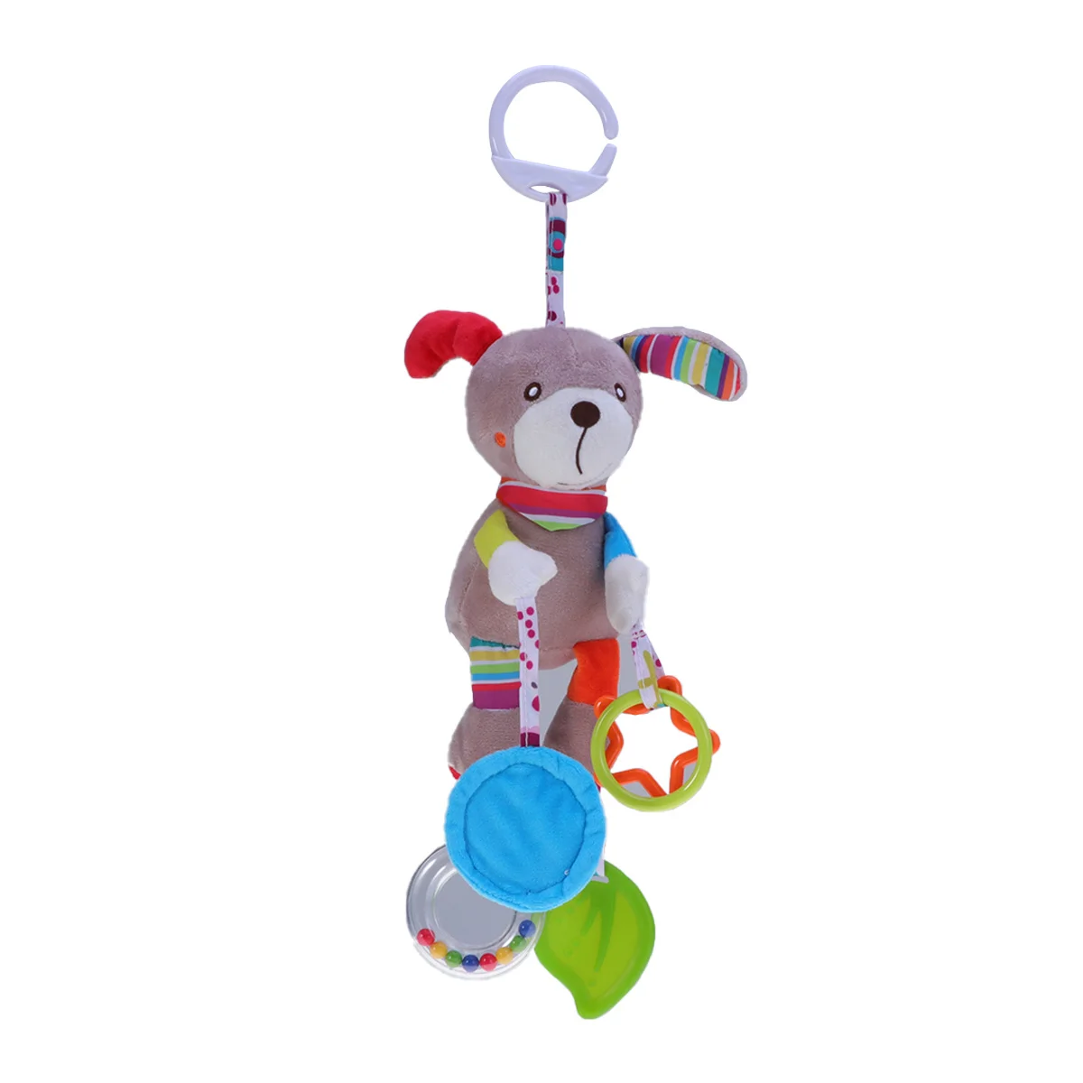 أجراس معلقة على شكل حيوان كرتوني رائع، أجراس معلقة، خشخيشات للأطفال لممارسة قبضة وتطوير السمع والمتعة #3