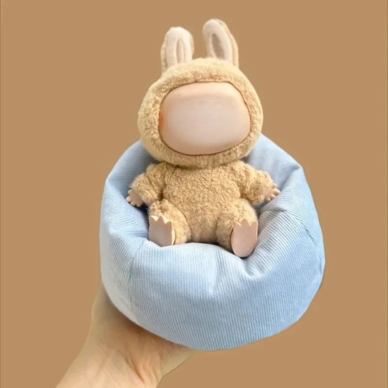 

Ленивый диван-кровать для V2 V3, аксессуары для куклы-кролика, подходит для куклы 17 см, Kawaii, мини-диван-кровать, аксессуары для кукол, подарок на день рождения, игрушки