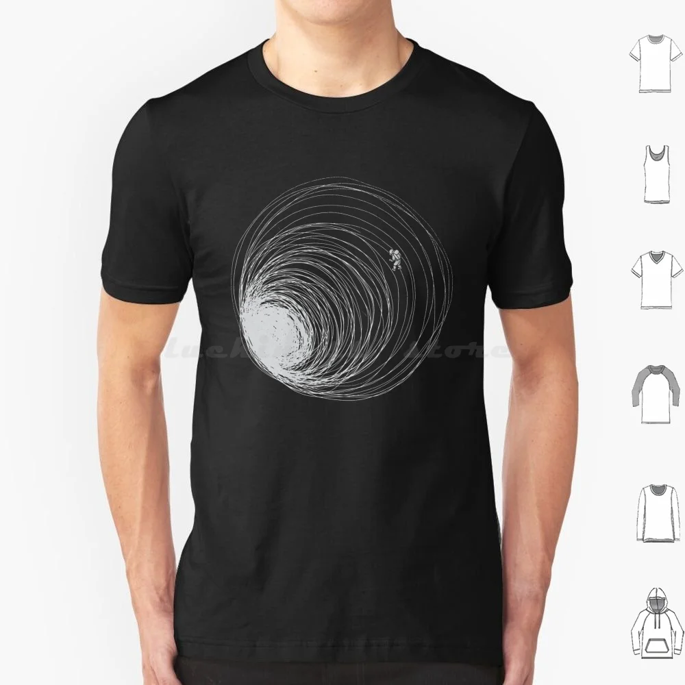 

Black Hole Astronaut By Tobe Fonseca T Shirt Cotton Men Women DIY Print Black Hole Astronaut Universe Space Cosmos Minimalist
