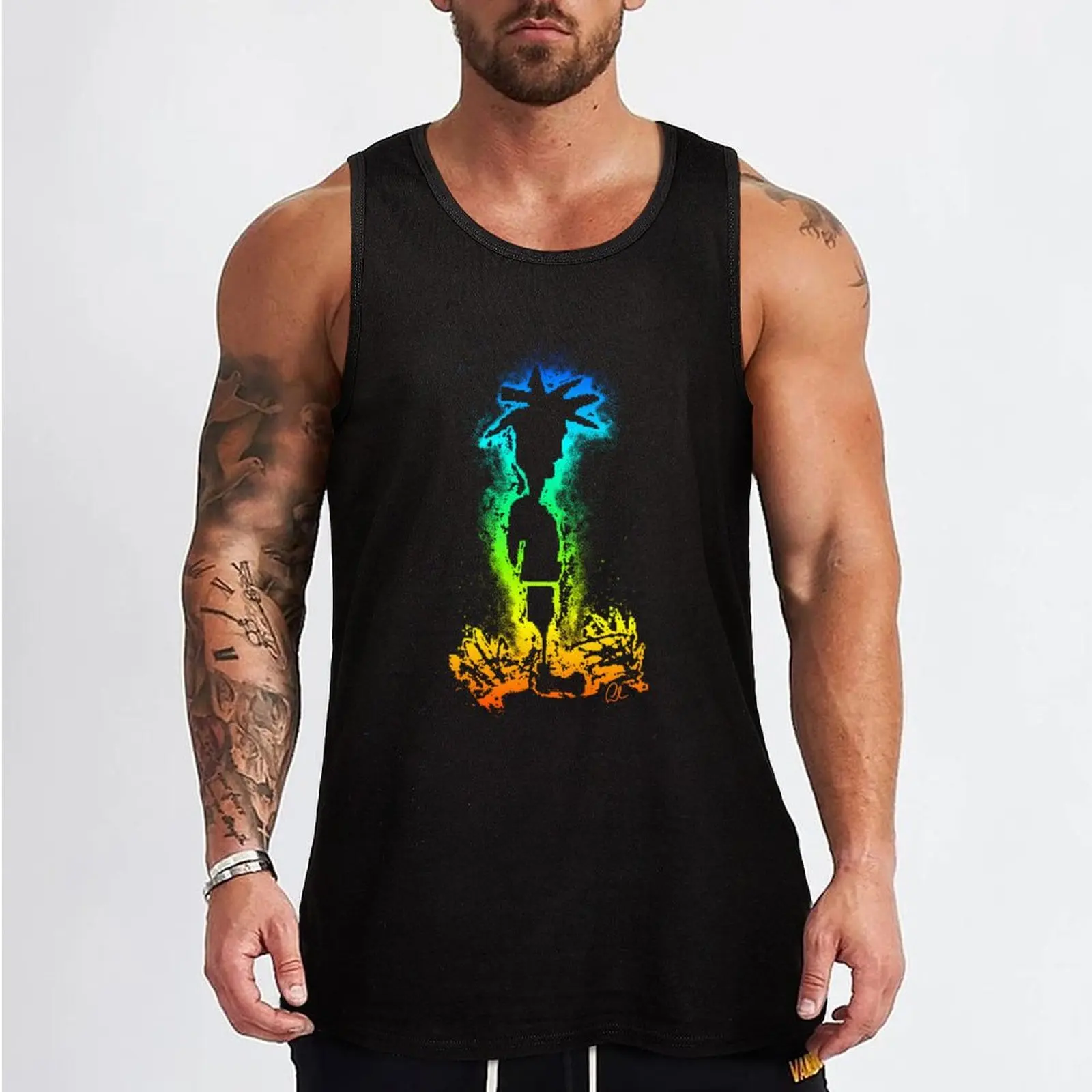 SIDESHOW TERRY TWO Tank Top Men's clothing t-shirt Men's Top summer gym accessories man