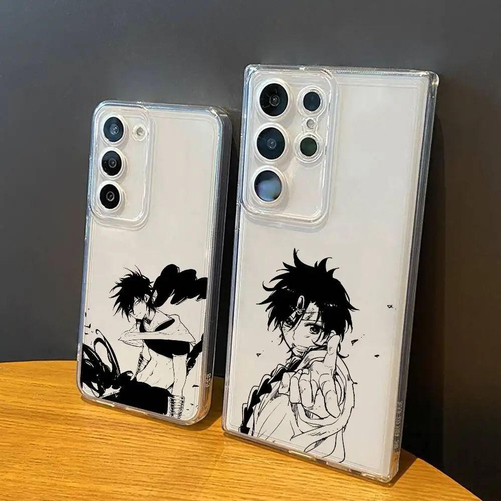 El laberinto de la magia. Funda transparente para teléfonos Samsung Galaxy S24, S25, S23, S22 y S21.