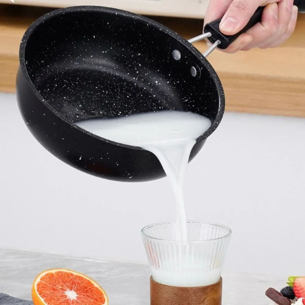 

Baby Food Pot 18cm Frying Pan Mini Lightweight Omelette Pan Anti-scalding Handle Non-stick Pan Dormitory