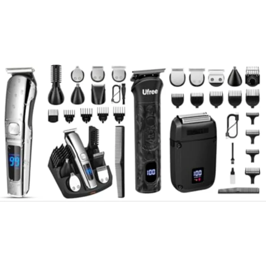 

Ufree Beard Trimmer for Men Foil Shaver Electric Razor Shavers for Body Face Nose Ear Cordless Hair Trimmer Professional Hair C