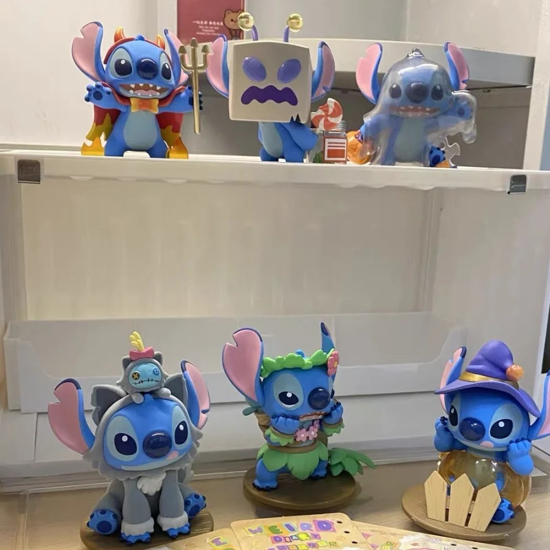 

Toptoy Stitch слепая коробка Disney Stitch Забавный дневник серии ручной работы настольный орнамент ручной работы сюрприз Happy слепая коробка детские игрушки
