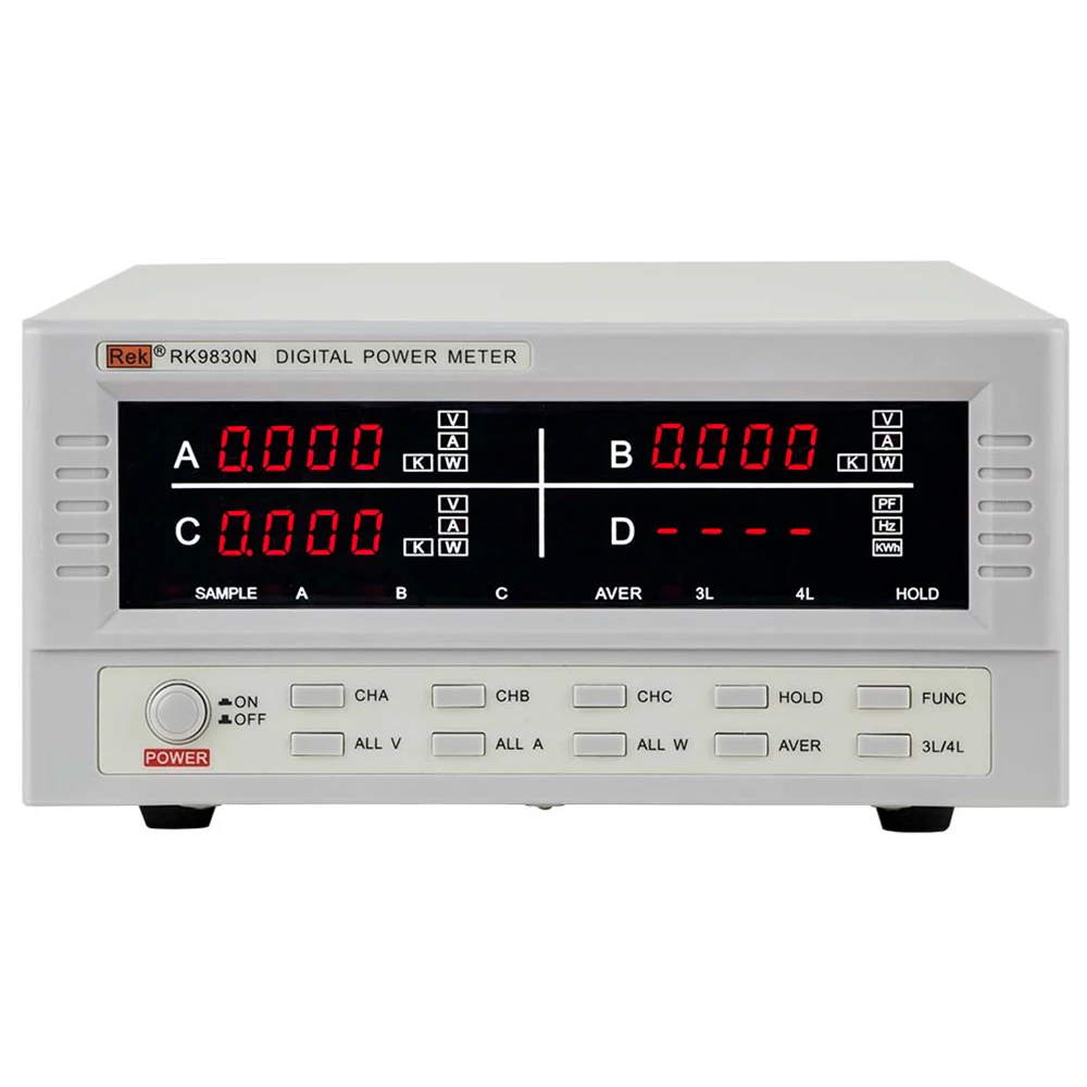 REK RK9830N Three-Phase Intelligent Electric Quantity Measuring Instrument 600V Digital power meter 41.5KW Voltage current power