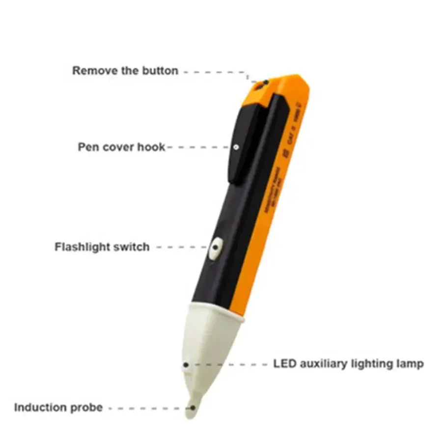 Car Voltage Detection Pen Digital Multifunctional Non-Contact Test Pen with Electronic Display-Accurate and Easy to Use