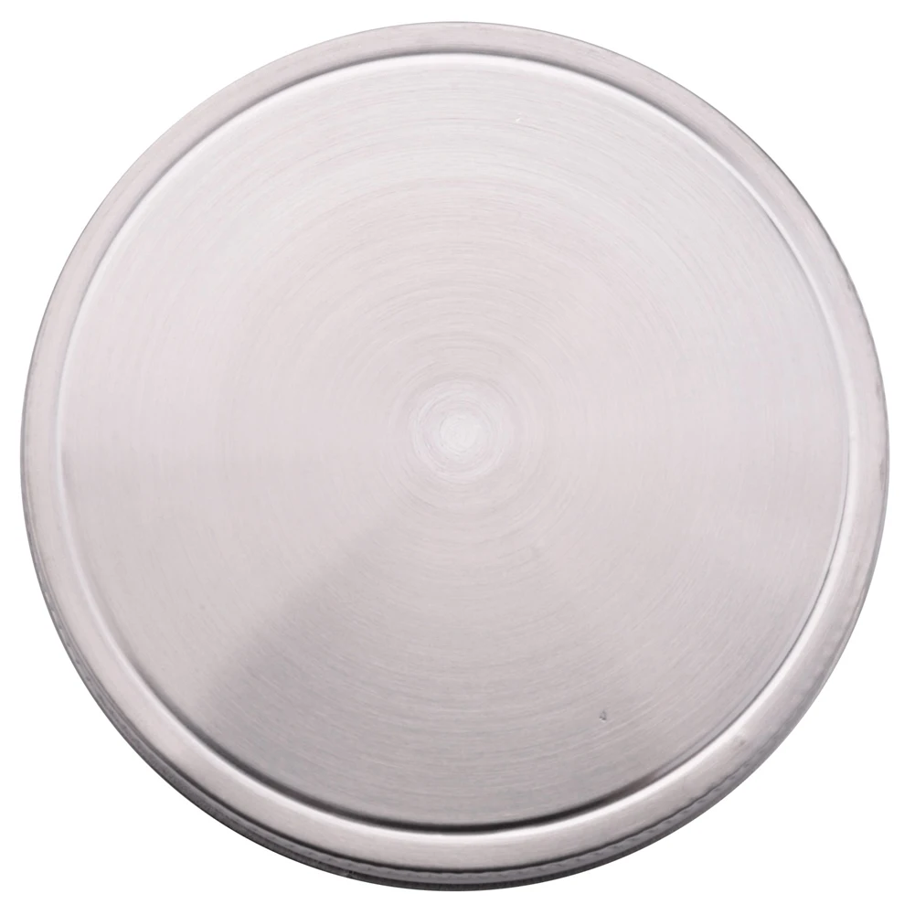 A88E-16 Pcs Stainless Steel Jar Lids 86Mm Sealed Leak Proof Cover With Silicone Seals