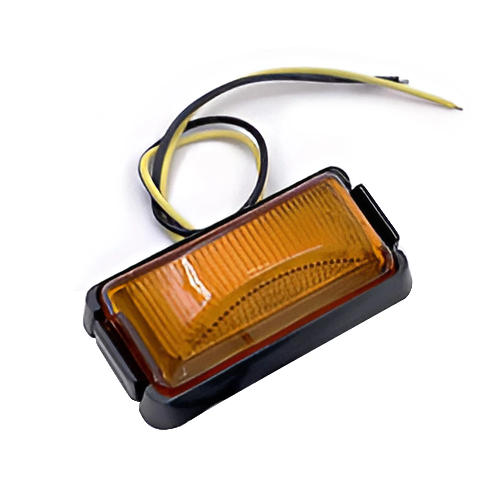 

2 шт. 6-светодиодный желтый боковой габаритный фонарь 10 В-30 В для автомобиля, внедорожника, фургона, грузовика, автобуса, лодки, прицепа, грузовика