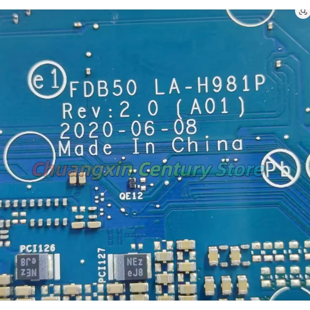 Suitable For Dell Latitude 9510 Laptop Motherboard FDB50 LA-H981P with I5 I7-10TH CPU RAM: 8GB 16GB 100% Tested Work view 3
