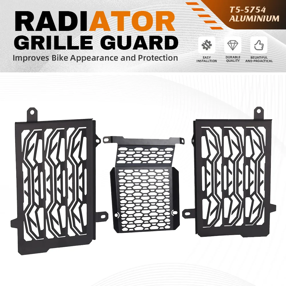 

For 1290 Super Adventure S/R 2021-2022-2023 Motorcycle Radiator Guard Grille Protective Cover Oil Cooler Cover Protector