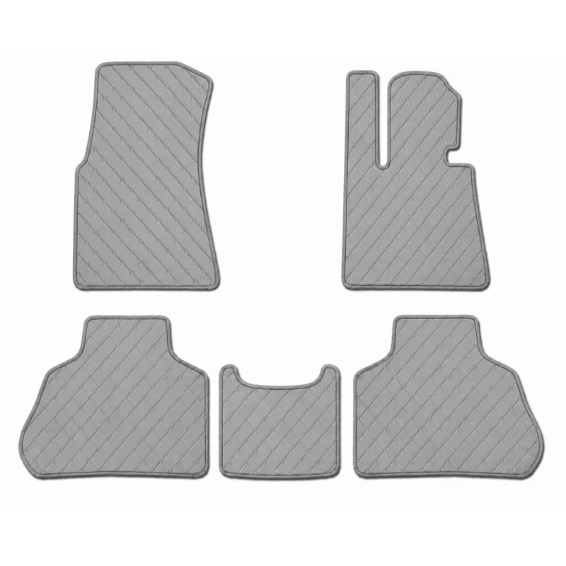Custom Flat Car Floor Mats Fit Aston Martin All Models PU Waterproof Anti-slip Car Accessories Easy CleanCarpets Covers LH/RHD