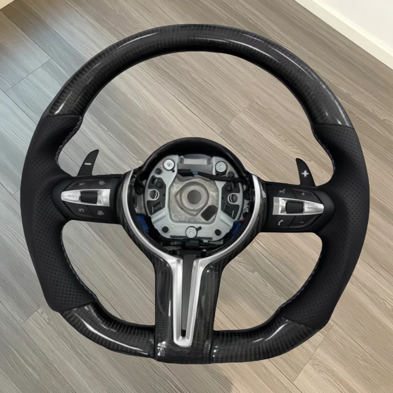 Car Steering Wheel Carbon Fibre For BMW F10 F30 F20 F31 F36 M X3 X4 X5 M3 M5 M6 F01 F02 F06 F07 F11 F12 F14 F15 F16 F22 F31