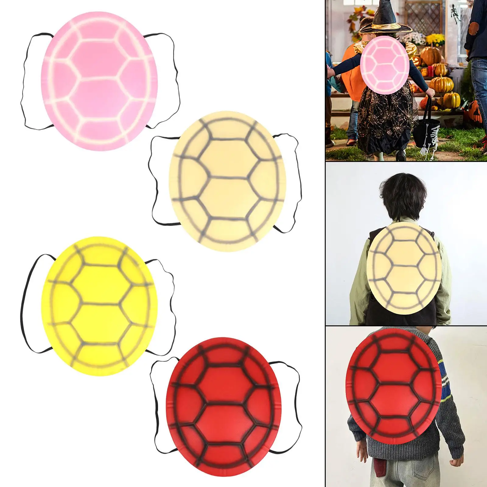 

Costume EVA Turtle Shell Halloween Dress up Costume Accessories Photo Prop Halloween Cosplay for Festival Holiday Boys Teenager