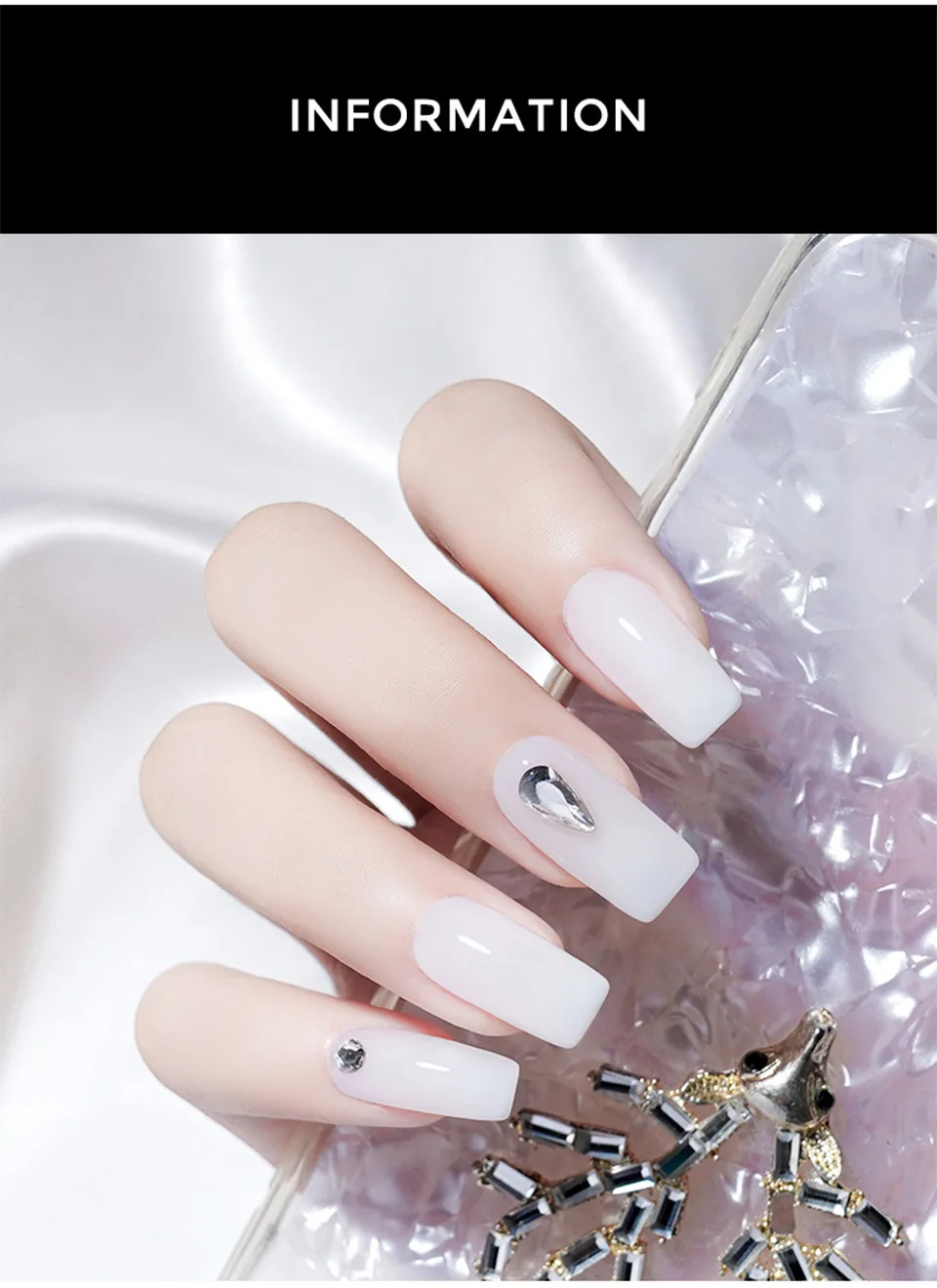 KODI JYJ Neuestes Poly-Nagelgel, 30 ml, semipermanentes Gel zur Verlängerung, Acryl-Gel-Nagellacke, Maniküre, UV-Builder, Hybrid-Gellac – Detail 5