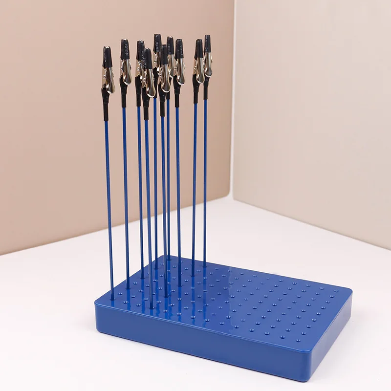 Picture 5: Model Painting Stand Base with 10/20pcs Metal Flexible Alligator Clips Gundam Gunpla Model Making Tools Airbrush Crafting DIY