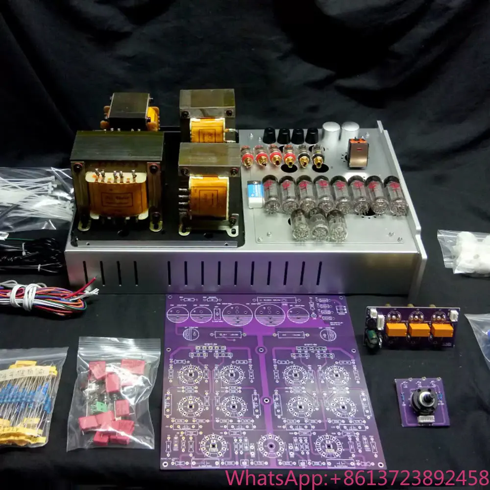 EL84 Parallel Push-pull Tube Machine 2*20W Tube Machine Amplifier DIY Kit