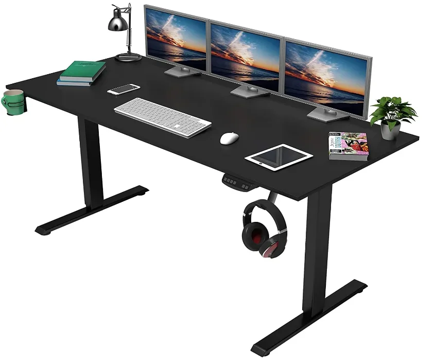 

China manufacturer Dual Motor Electric lifting Office study table Gaming Standing Computer Desk Height Adjustable laptop Desks