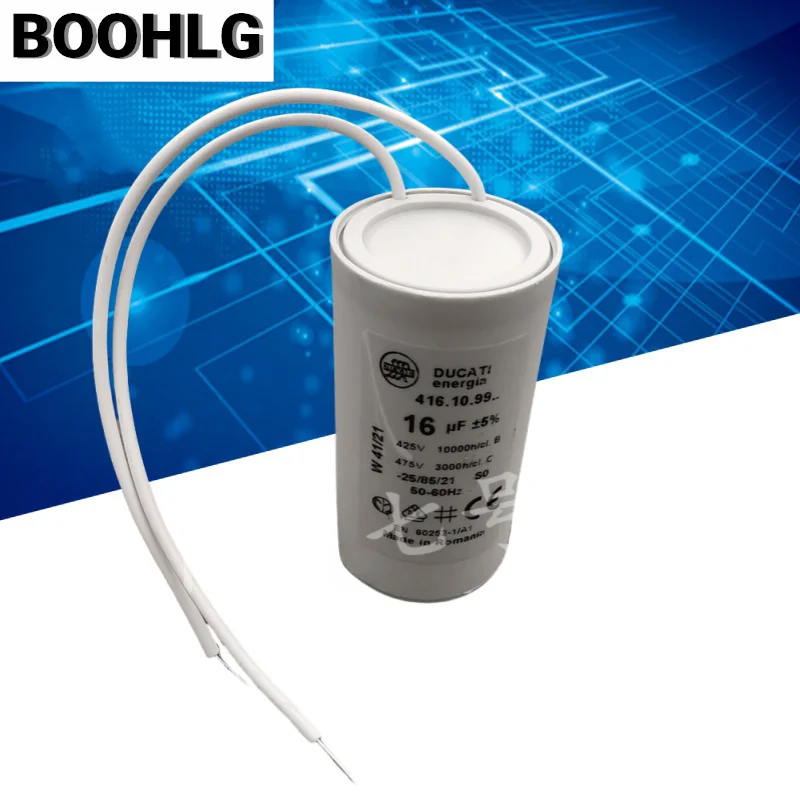 1 PZ DUCATI energia 16uF 416.10.99 condensatore avviamento 475VAC