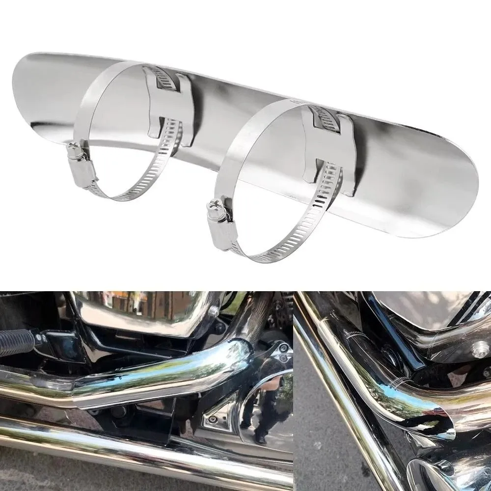 Universal Pipe Heat Shield Cover Anti-scald Anti-rust Muffler Protector Guard High Temperature Resistant Heat Insulation