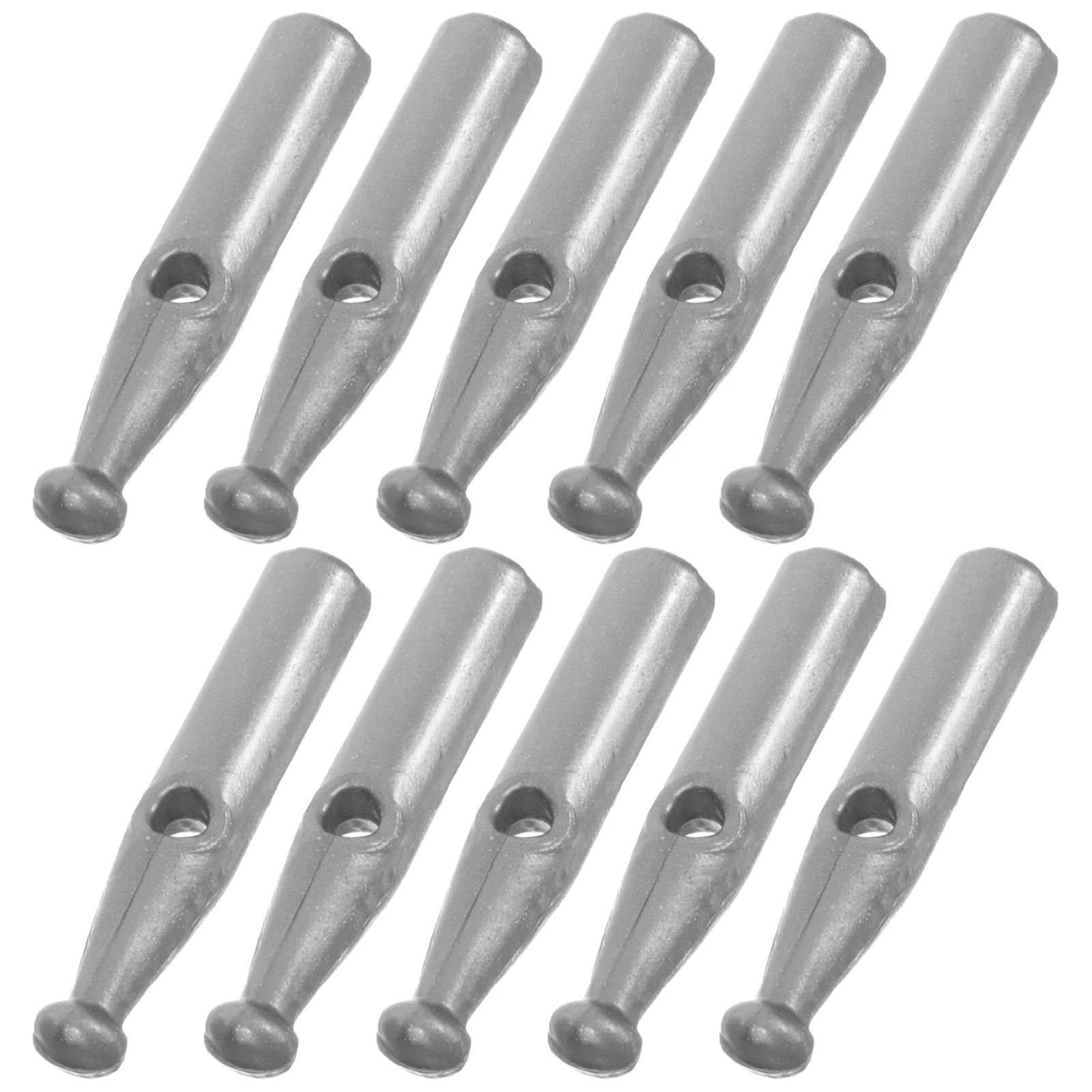 Gray 3Mm Hole Plastic Umbrella Tail Beads Replacement Parts Folding Rain Umbrella Bone Covers Repairing Accessories Garden