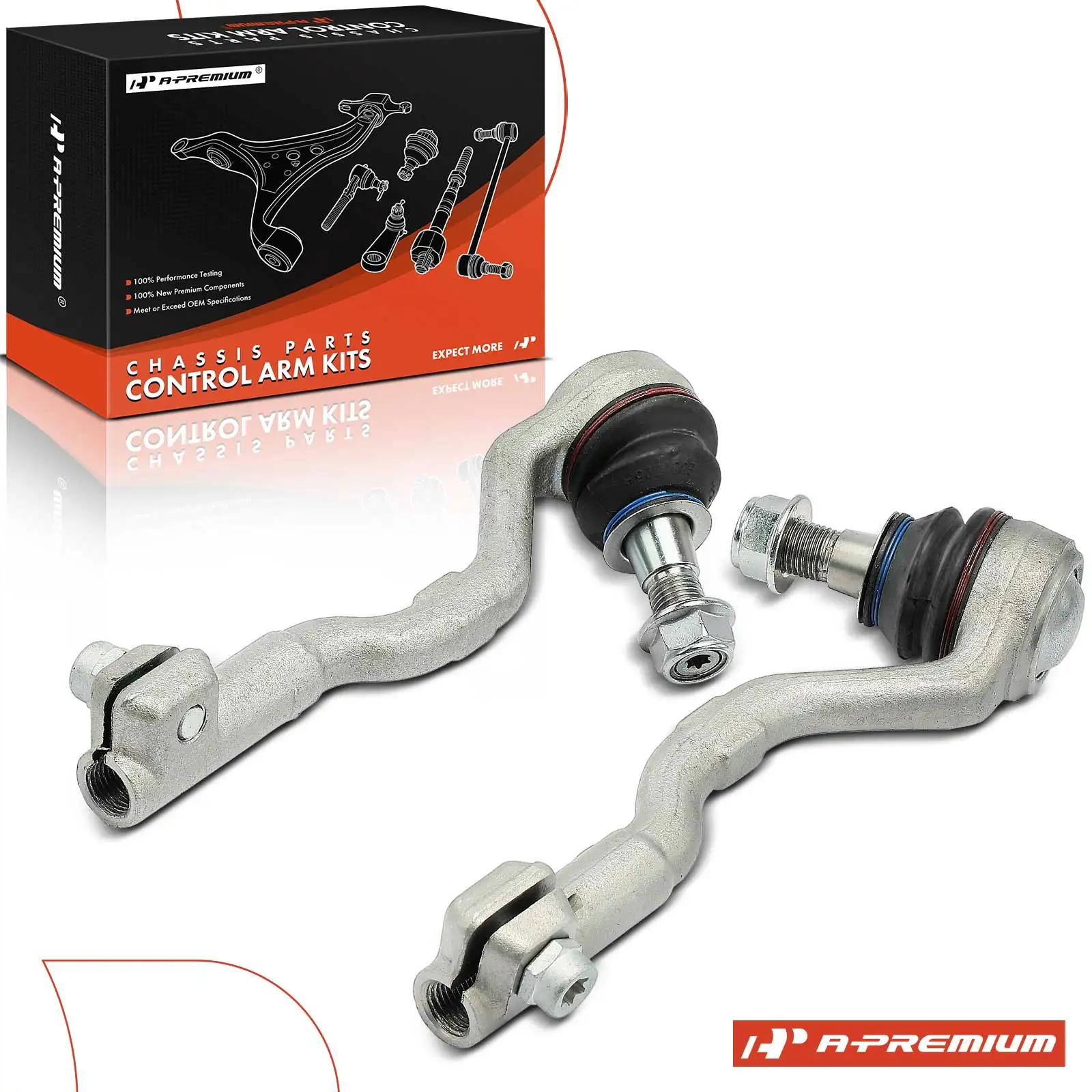 A-Premium 2x Front Left & Right Outer Side Tie Rod End for BMW X5 2014-2018 X6 2015-2019