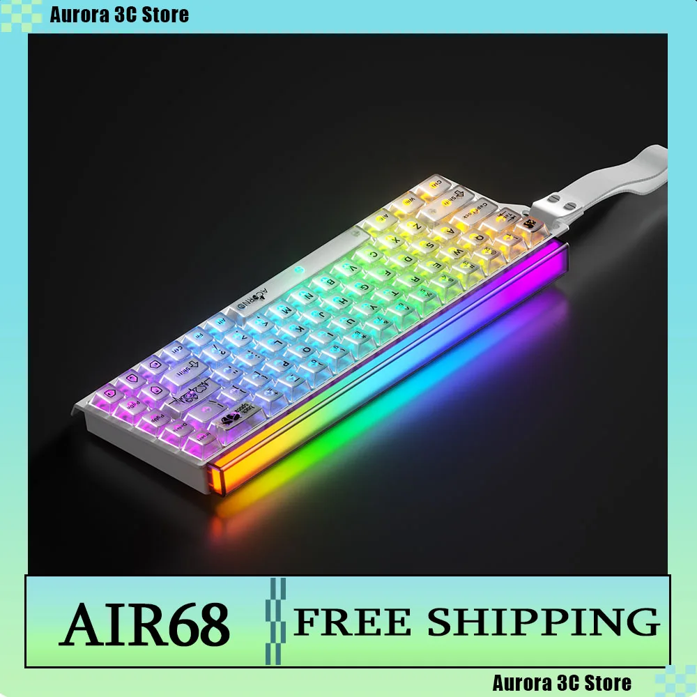 Weikav Air68 Magnetic Keyboard Hot Swap Gasket 3-mode 65 Percent Bluetooth