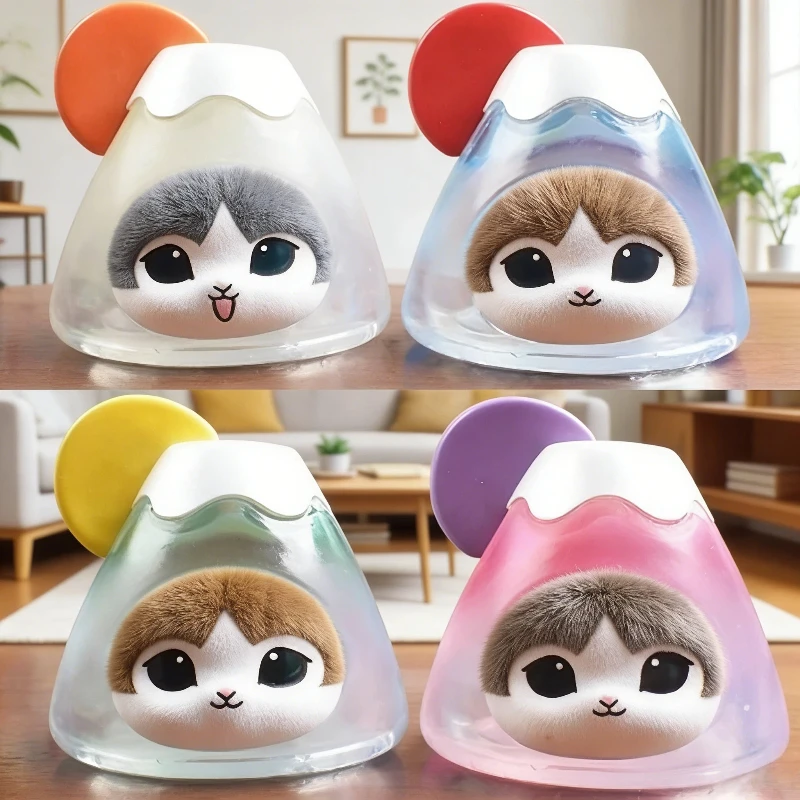 

Mofusanda Summer Transparent Damo Blessing Unbreakable Weng Box Egg Blind Box Trendy Toy Home Festival Gift Selection Surprise