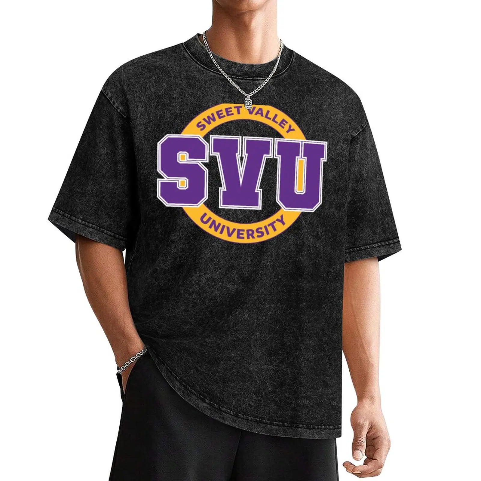 

Sweet Valley University T-Shirt Luxury man boys animal print vintage clothes men workout shirt