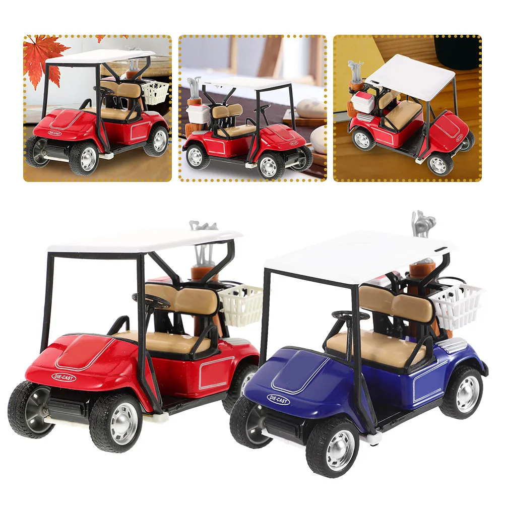 2Pcs Cart Decor Long-Lasting Fade-Resistant Alloy Material Modern Chic Sculpture for Living Room Bedroom Tabletop
